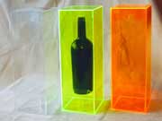 Astuccio in plexiglass per bottiglia di vino