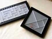 Giochi promozionali tangram e takamino in legno e plexiglass