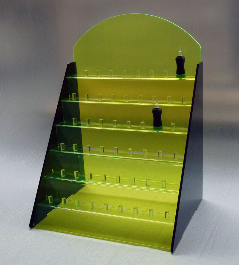 Colibrì SRLS - Espositore da banco in plexiglass fluorescente