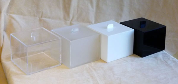 Colibrì SRLS - Contenitore scatola con coperchio in plexiglass trasparente  e colorato