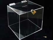 Teca in plexiglass trasparente f.to 35x25x H20 cm - RBT Espositori