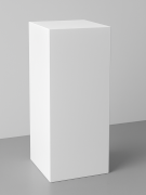Colonna parallelepipedo espositivo in legno laccato