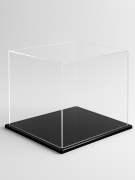 teca trasparente con base in plexiglass