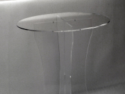 tavolino plexiglass trasparente