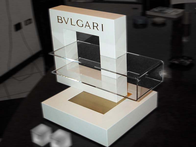wood display glasses