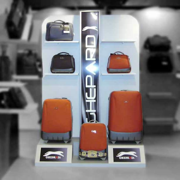 luggage floor display