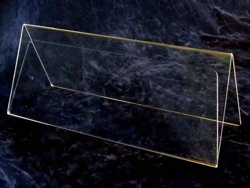 Portanome e portaprezzi  in plexiglass