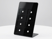 Espositore in plexiglass per blister diamanti e lingotti