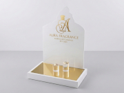 espositori banco profumerie