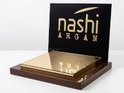 Espositore plexiglass specchiato cosmetici