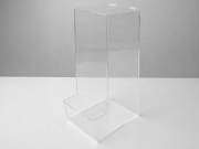 Dispenser contenitore con coperchio in plexiglas