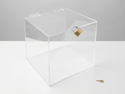 Urna in plexiglass con lucchetto
