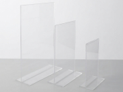 Portalistini da banco in plexiglass