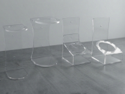 supporti in plexiglass trasparente