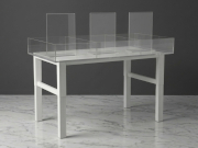 supporti in plexiglass trasparente